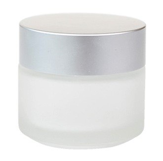 Classic Round Frosted Glass Jar 30 ml