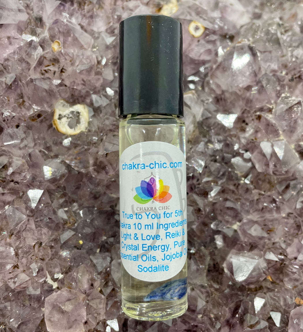 True to You Essential Oil Blend for the 5th Chakra 10ml