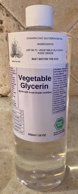 99.7% Pure Food Grade Glycerin 500 ml