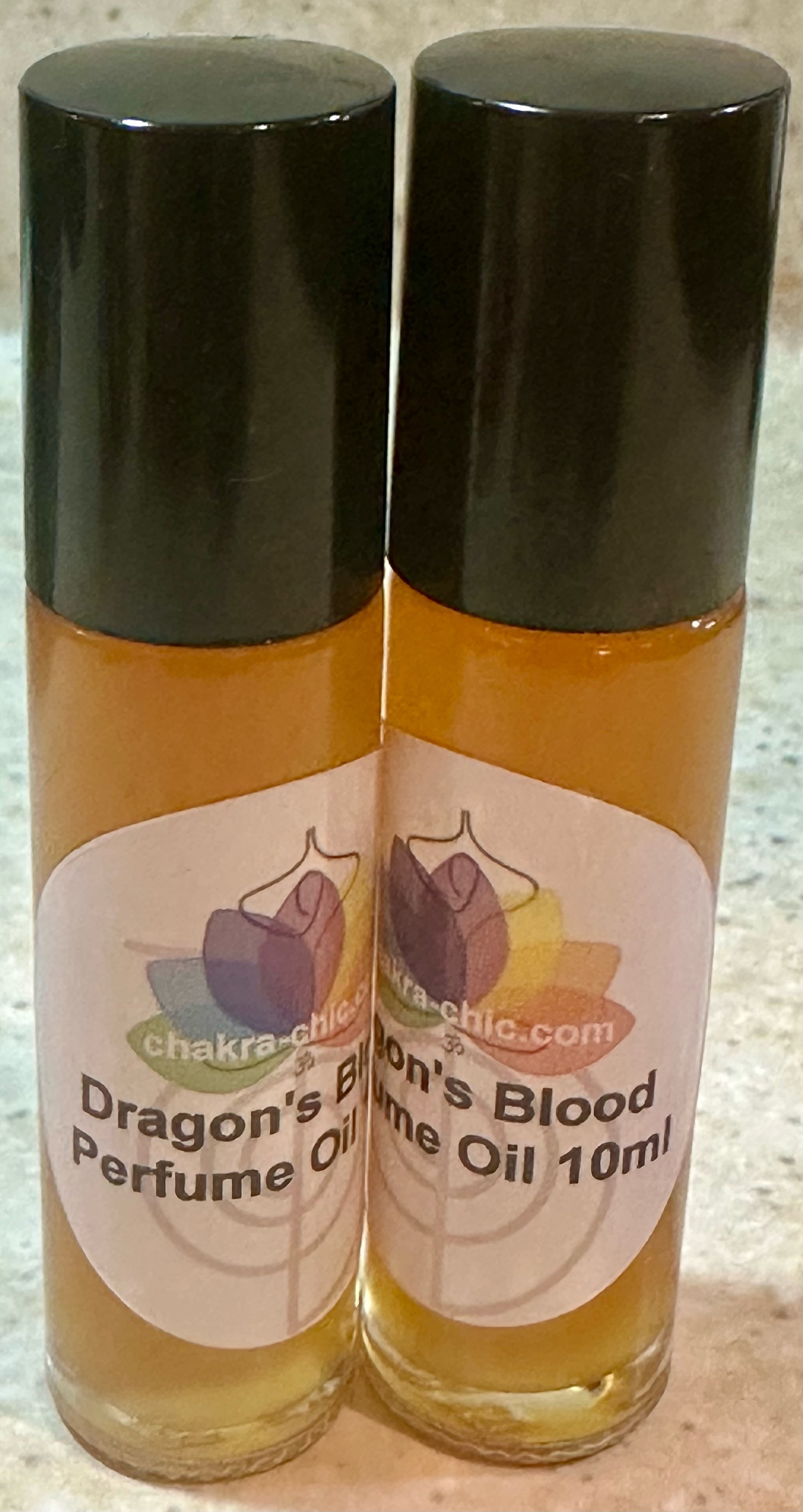 Dragon's Blood Perfume Oil w Smokey Quartz 10ml - Click Image to Close
