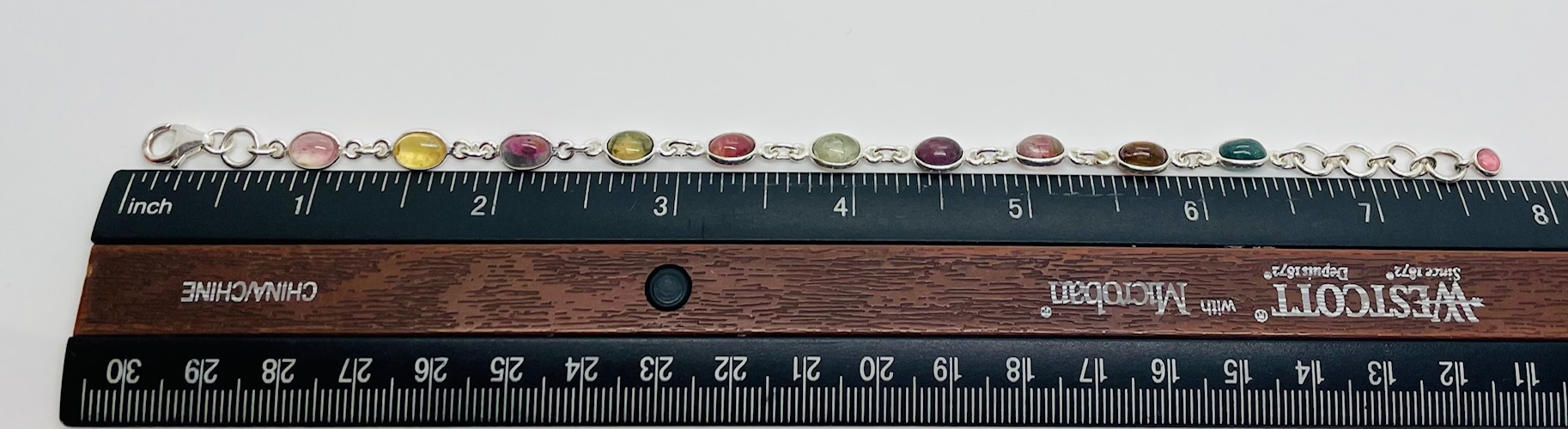 Pink Tourmaline (Rubellite) Bracelet 6.03 grams - Click Image to Close