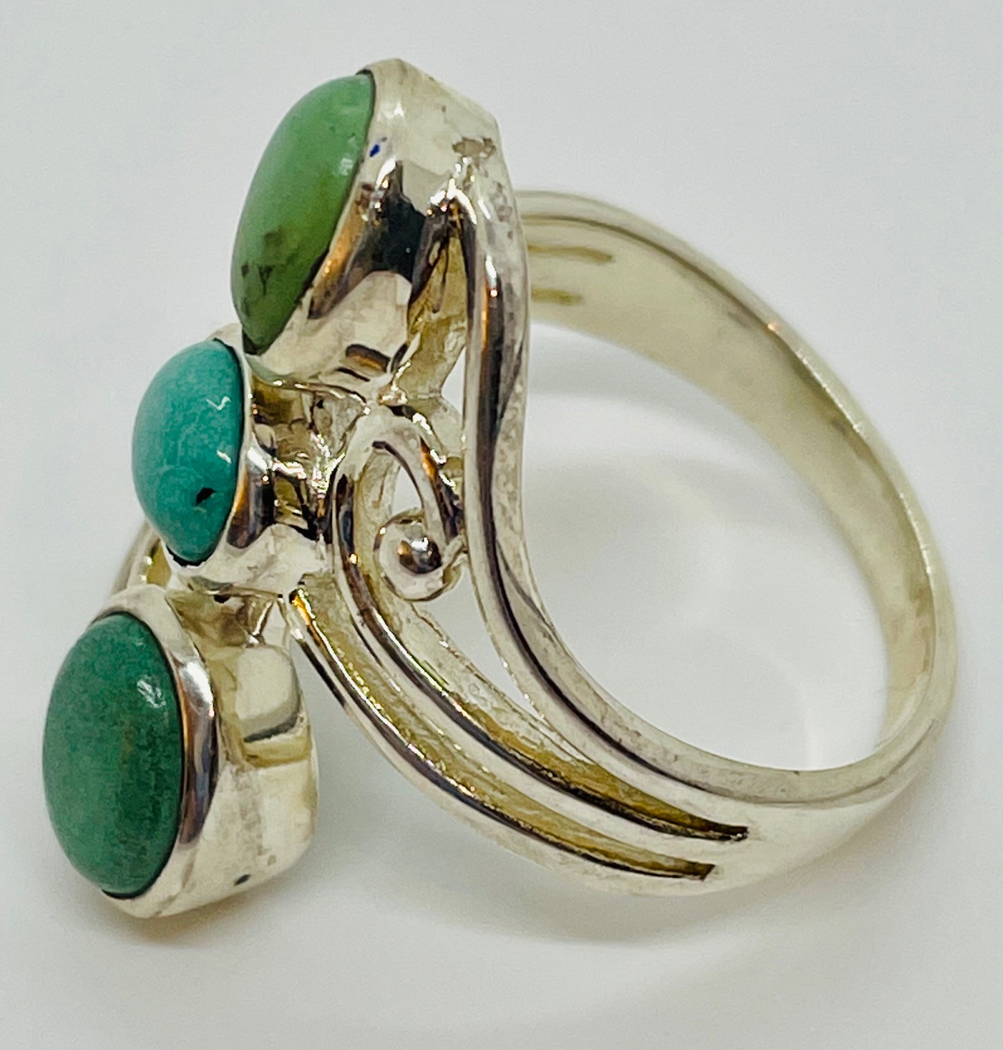 Turquoise Ring 6.52 grams Size 9 - Click Image to Close